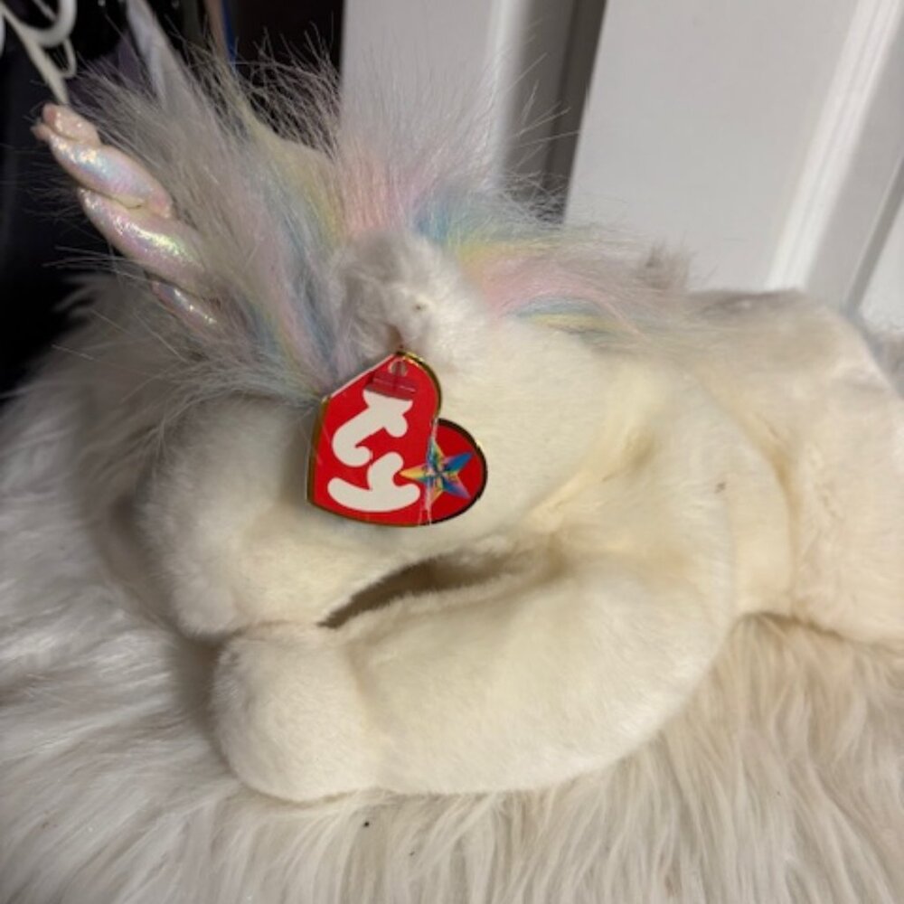 2001 Mystic Unicorn Beanie Baby 12” Plush with Tag Ty Original